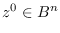 $z^0\in\mathbb{B}^n$